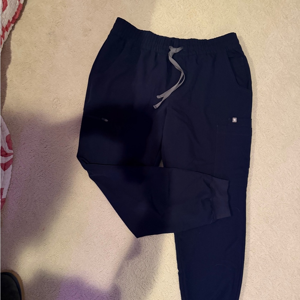 Figs navy joggers